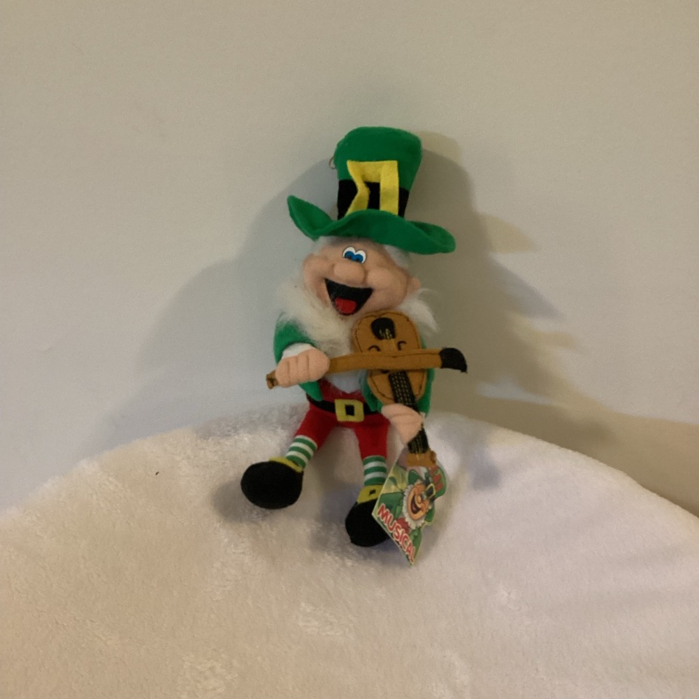 Leprechaun Plush Toy with Green Hat